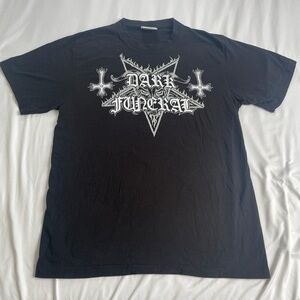 Vintage Dark Funeral Black Graphic Tee
